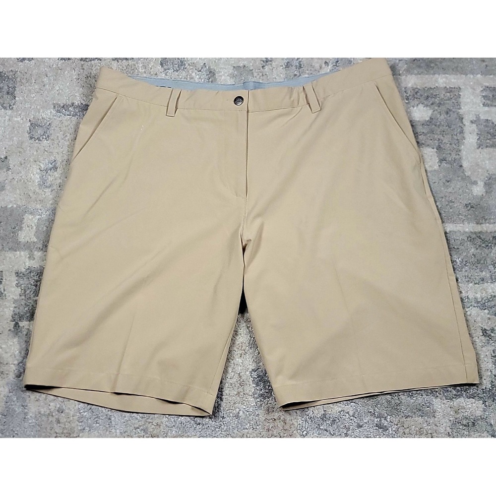 Pinehurst Adidas 360 Men's Brown Golf Performance Stretch Chino Shorts Sz 40x10